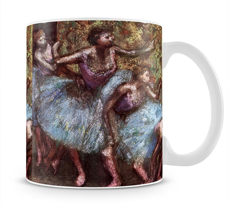 Four dancers behind the scenes 1 by Degas Mug - Canvas Art Rocks - 1