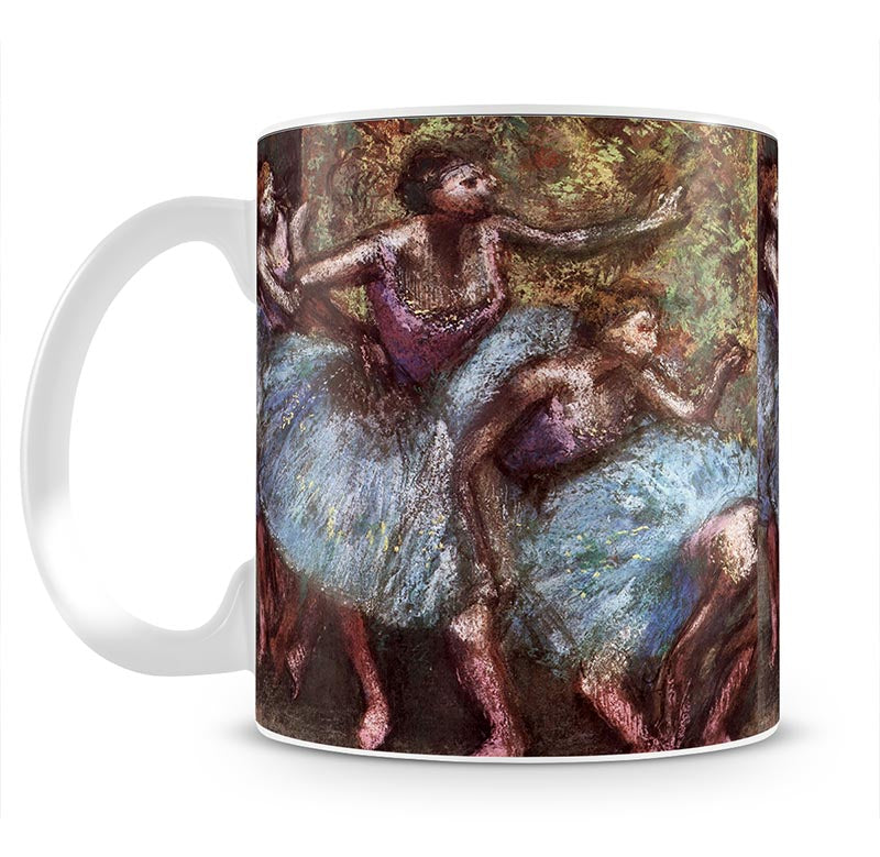 Four dancers behind the scenes 1 by Degas Mug - Canvas Art Rocks - 1