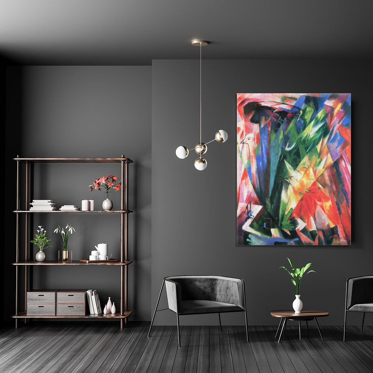 Fowl by Franz Marc Canvas Print or Poster - Canvas Art Rocks - 5