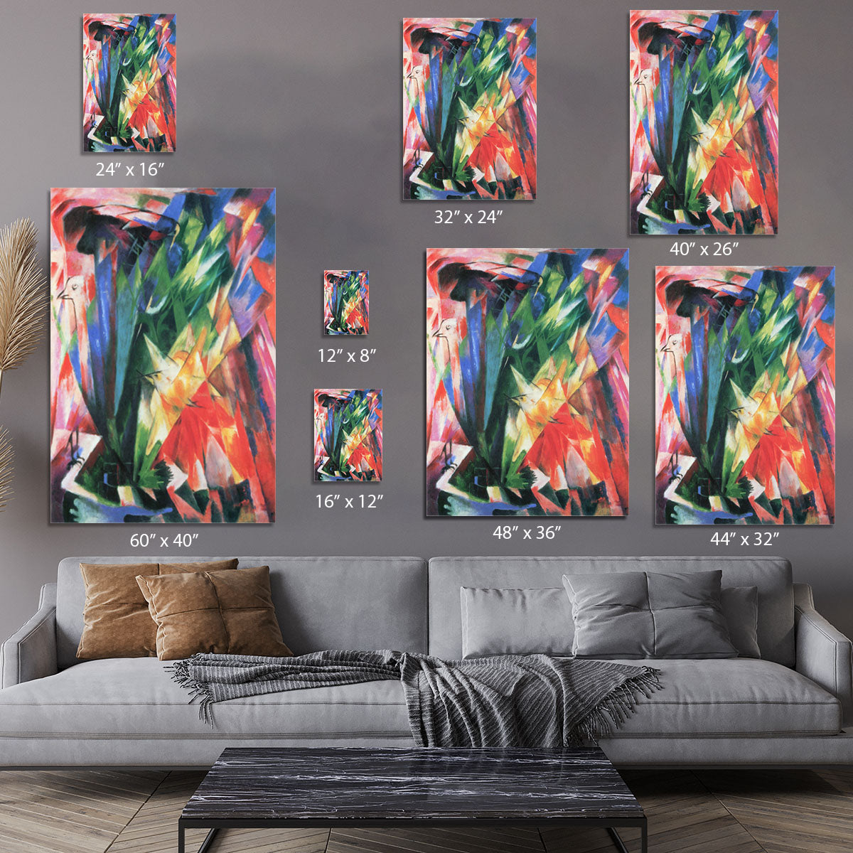 Fowl by Franz Marc Canvas Print or Poster - Canvas Art Rocks - 7