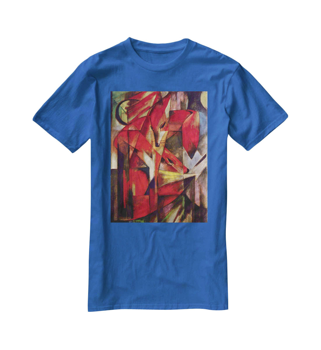 Foxes by Franz Marc T-Shirt - Canvas Art Rocks - 2