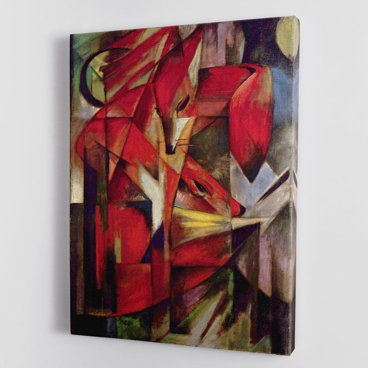 Foxes by Franz Marc Canvas Print or Poster - Canvas Art Rocks - 1