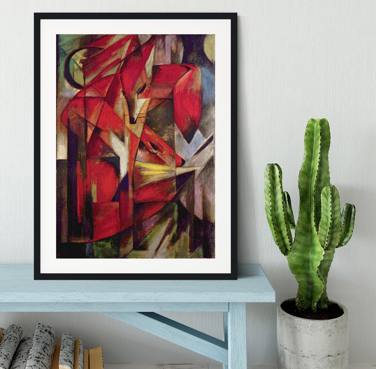 Foxes by Franz Marc Framed Print - Canvas Art Rocks - 1