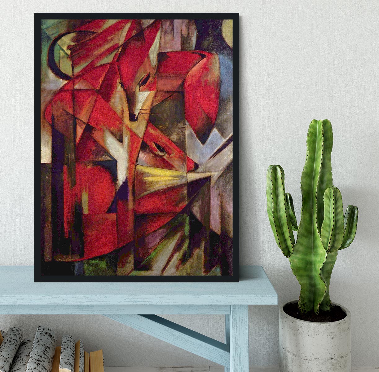 Foxes by Franz Marc Framed Print - Canvas Art Rocks - 2