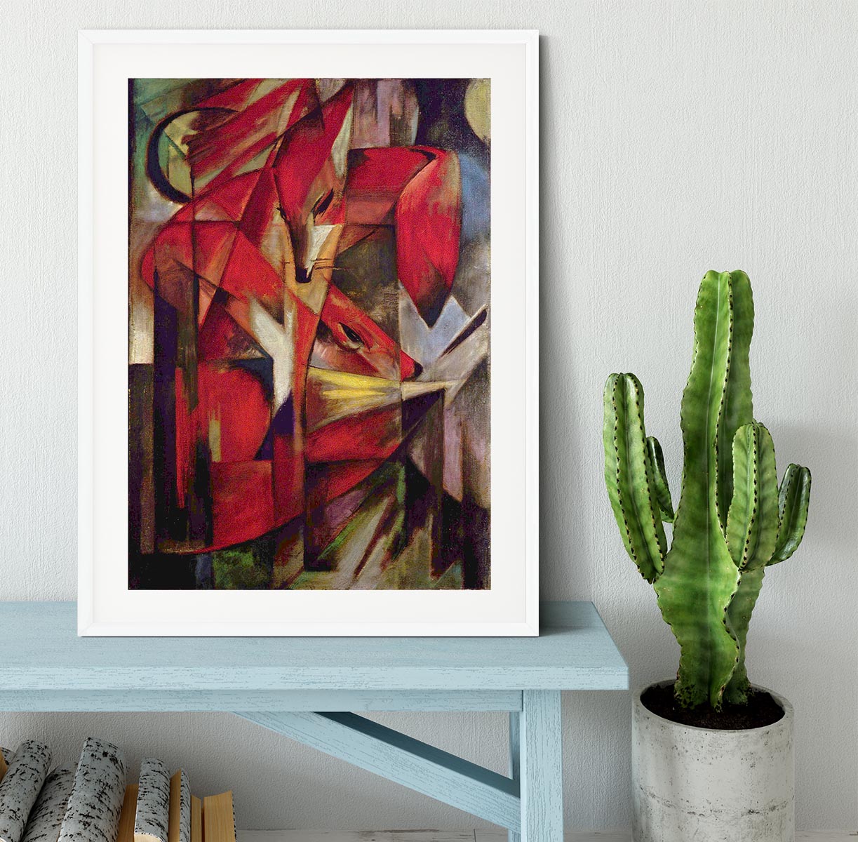 Foxes by Franz Marc Framed Print - Canvas Art Rocks - 5