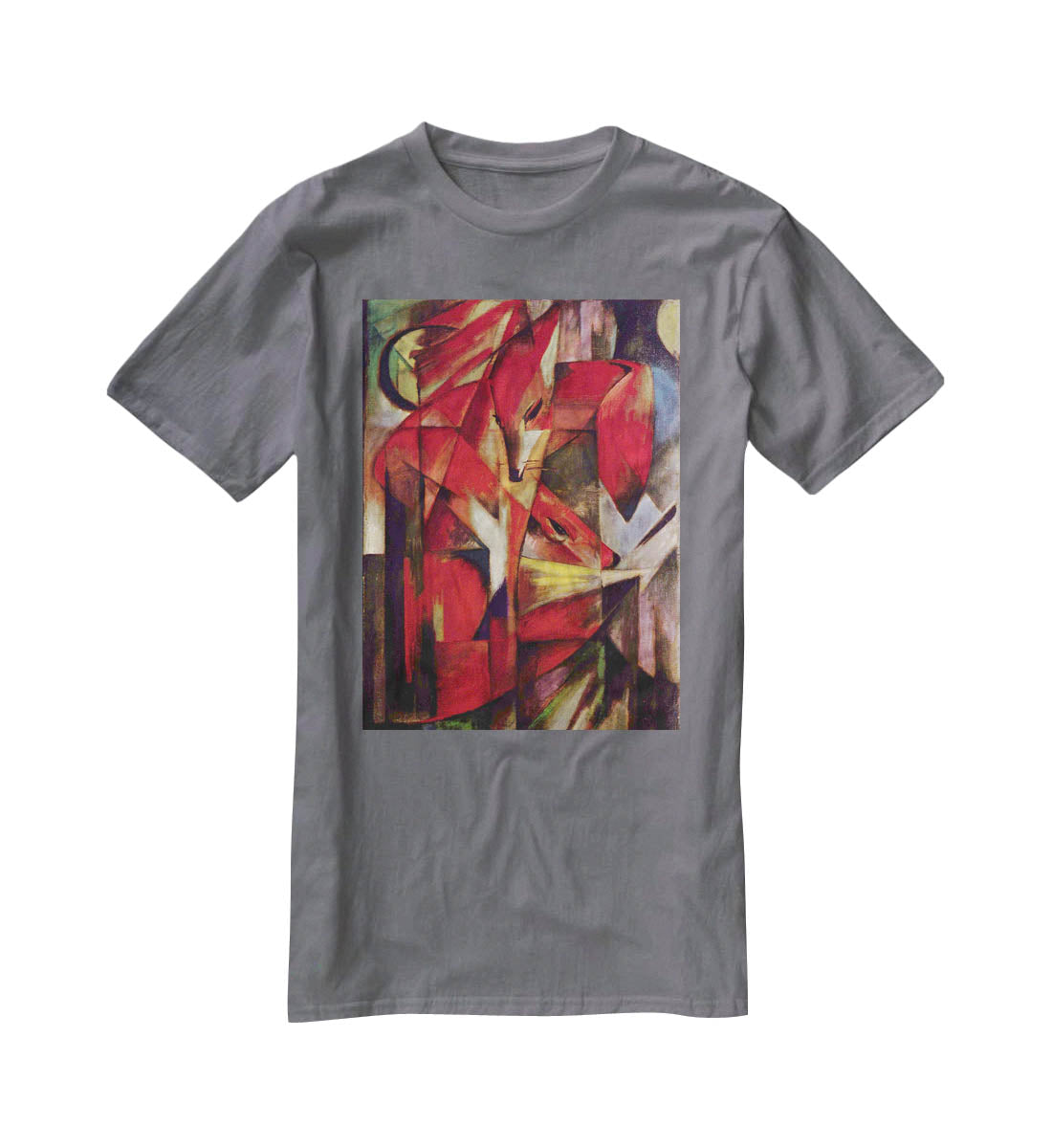 Foxes by Franz Marc T-Shirt - Canvas Art Rocks - 3