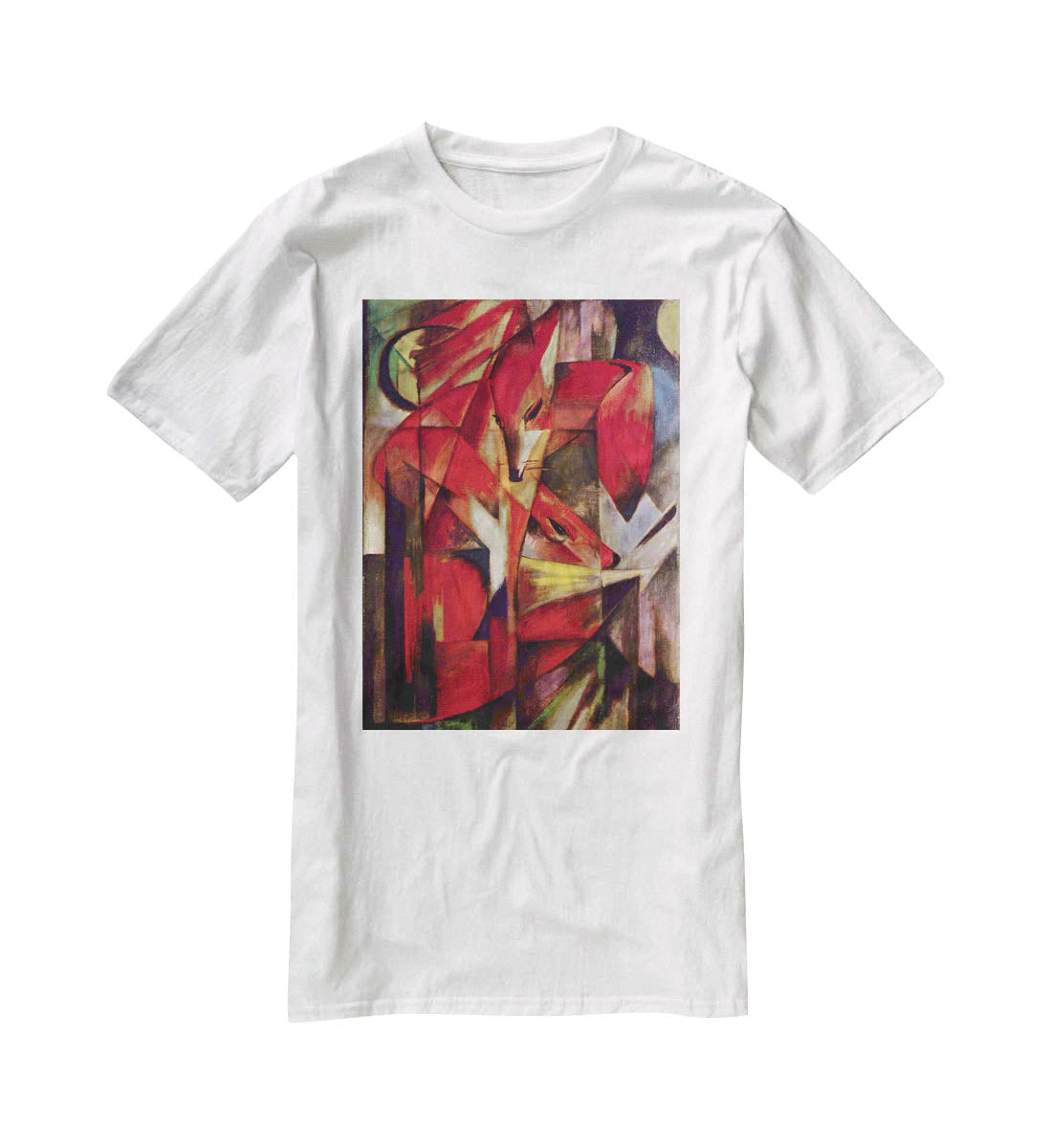 Foxes by Franz Marc T-Shirt - Canvas Art Rocks - 5