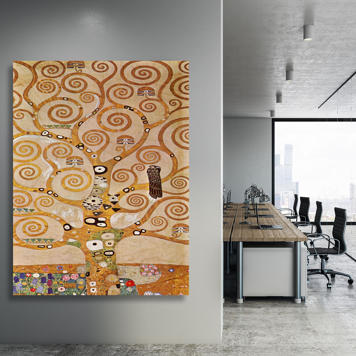 Frieze II by Klimt Canvas Print or Poster - Canvas Art Rocks - 3