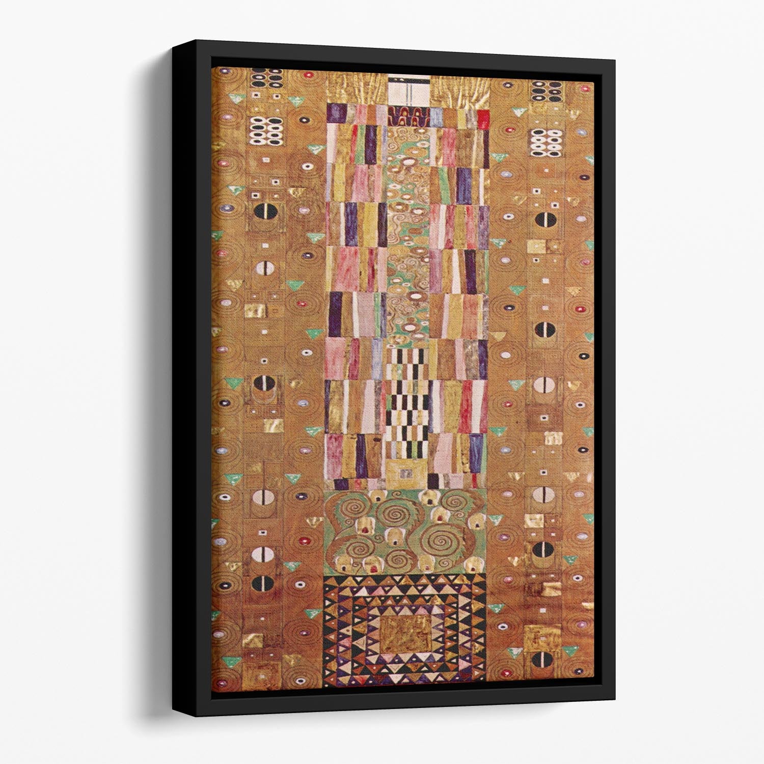 Frieze by Klimt Floating Framed Canvas