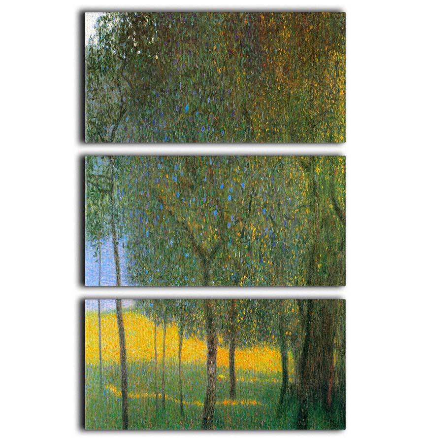 Fruit Trees by Klimt 3 Split Panel Canvas Print - Canvas Art Rocks - 1