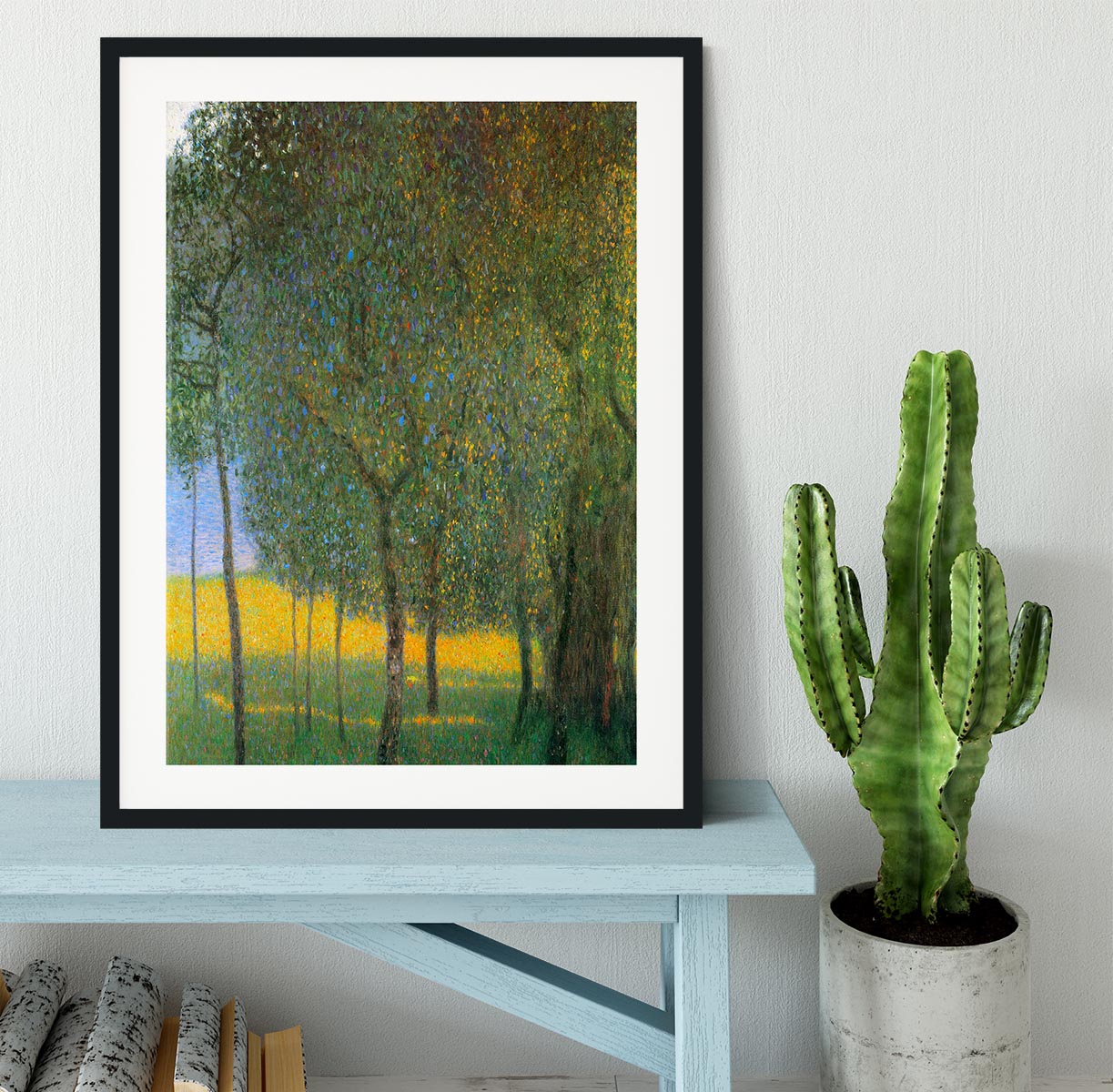 Fruit Trees by Klimt Framed Print - Canvas Art Rocks - 1