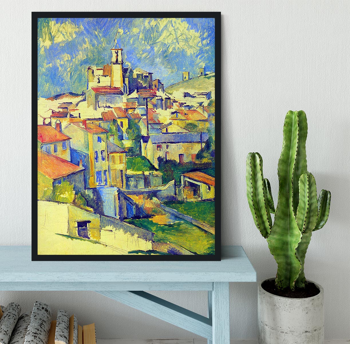 Gardanne by Cezanne Framed Print - Canvas Art Rocks - 2