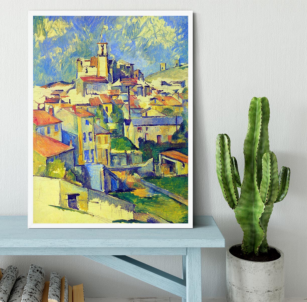 Gardanne by Cezanne Framed Print - Canvas Art Rocks -6