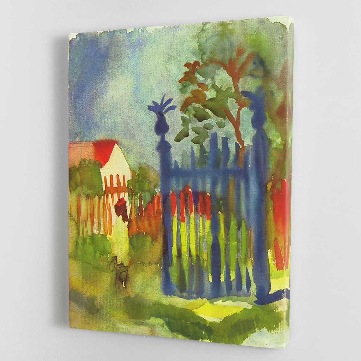 Garden gate by Macke Canvas Print or Poster - Canvas Art Rocks - 1