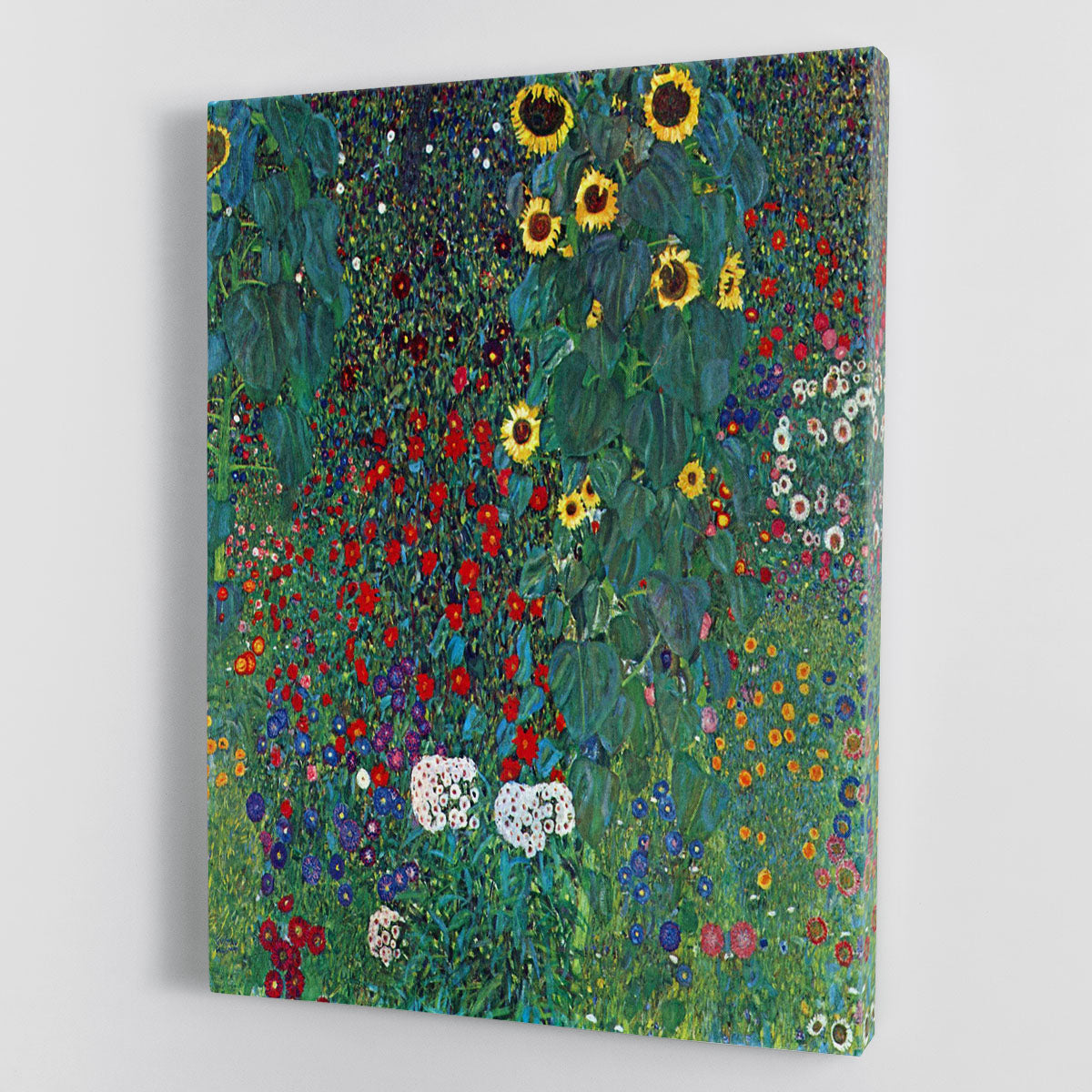 Garden with Crucifix 2 by Klimt Canvas Print or Poster - Canvas Art Rocks - 1