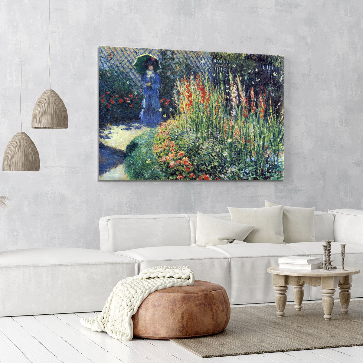 Gladiolas by Monet Canvas Print or Poster - Canvas Art Rocks - 6