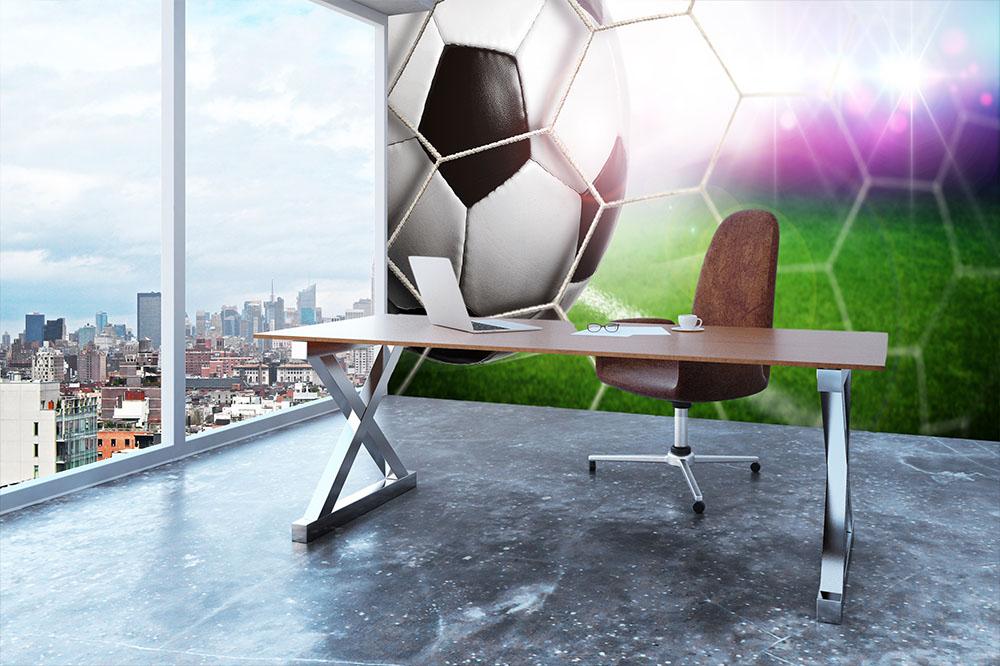 Goal Wall Mural Wallpaper - Canvas Art Rocks - 3