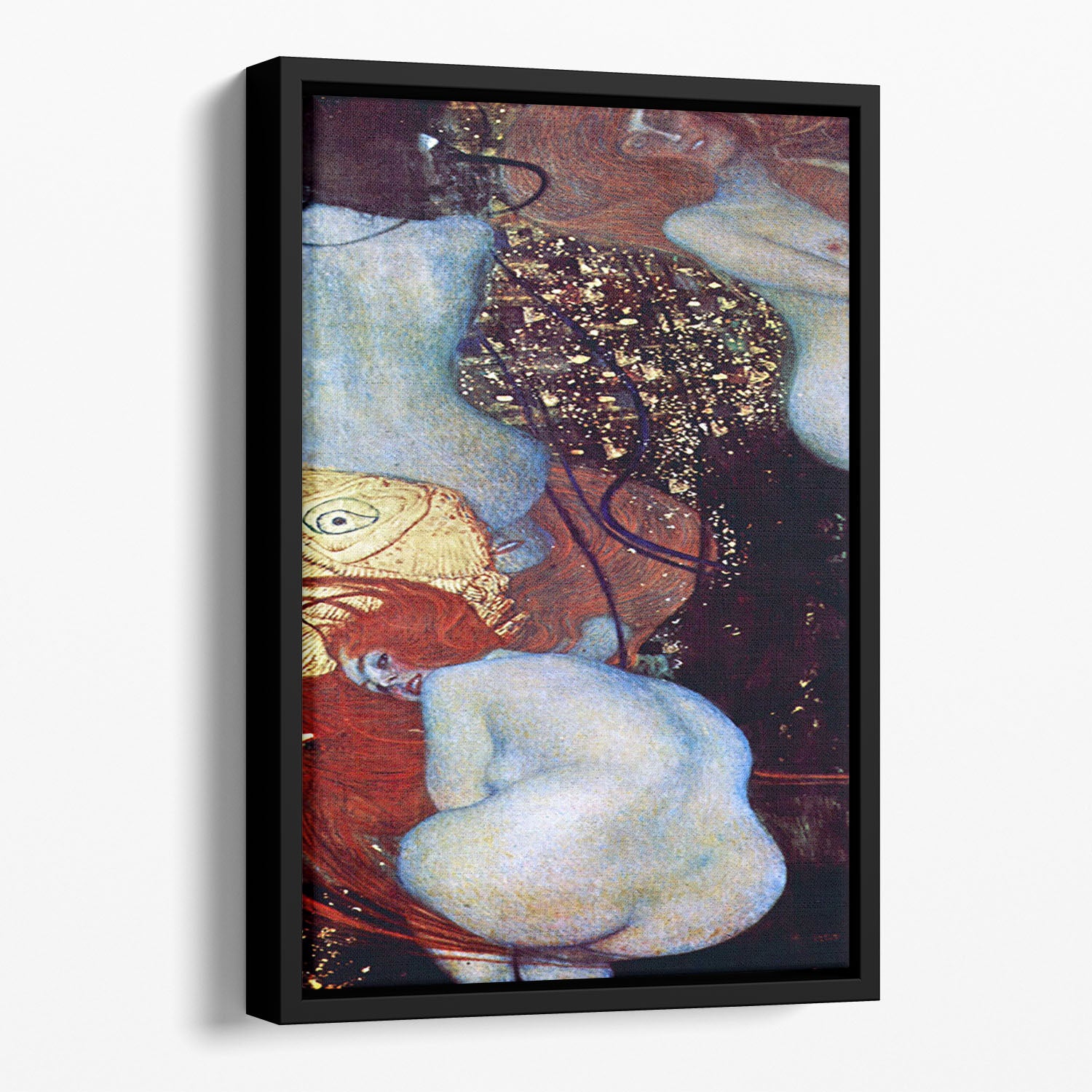 Goldfish by Klimt Floating Framed Canvas