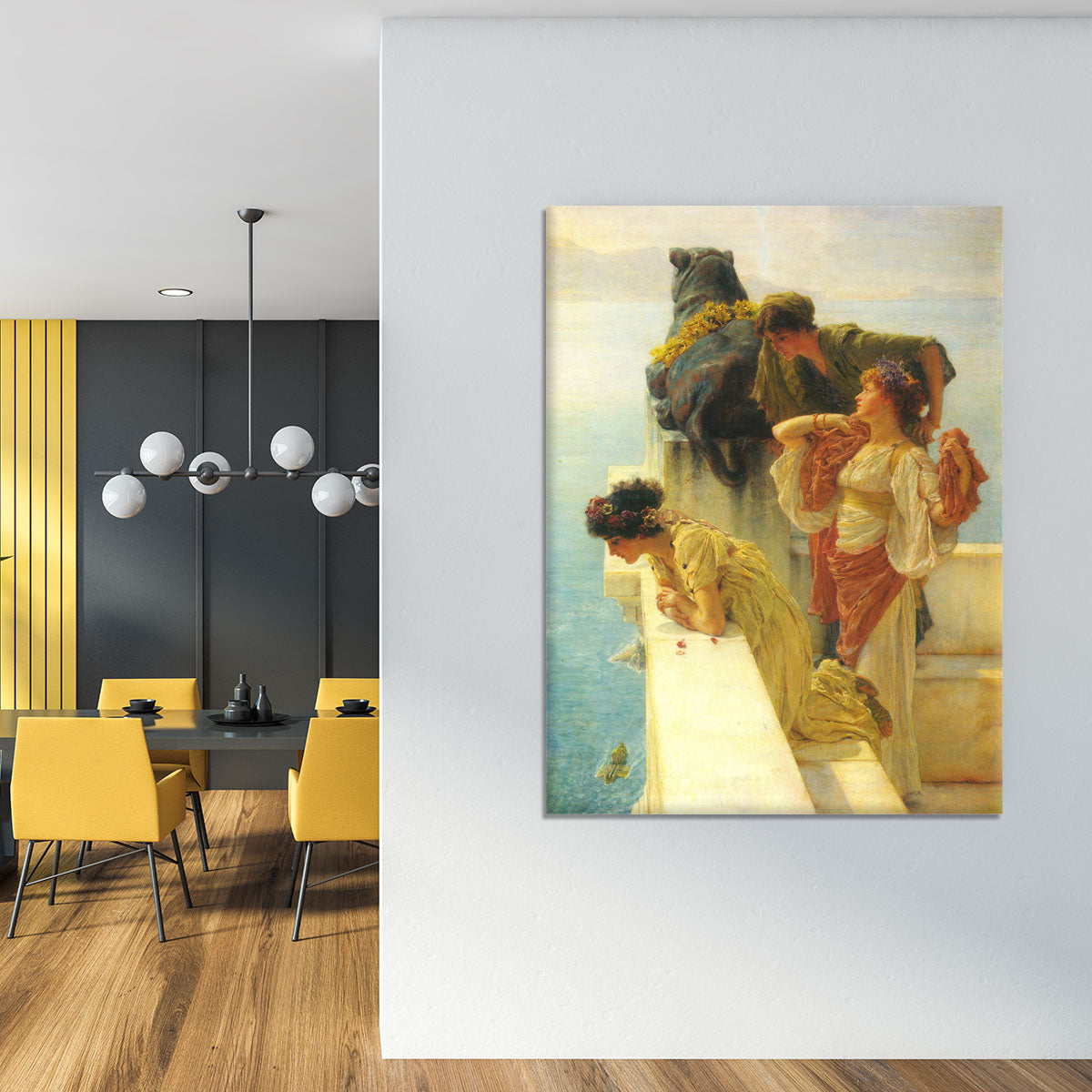 Good vantage point by Alma Tadema Canvas Print or Poster - Canvas Art Rocks - 4