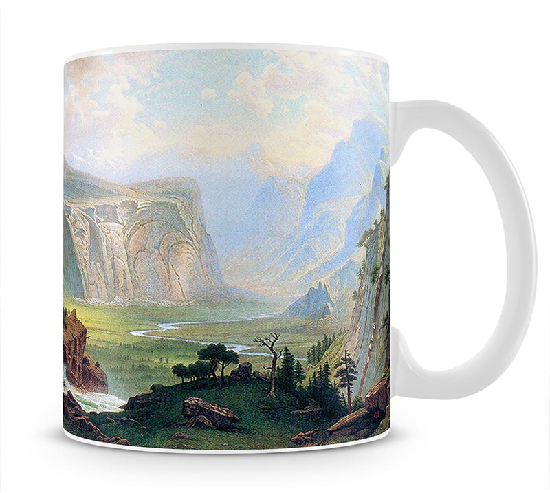 Half Dome in Yosemite by Bierstadt Mug - Canvas Art Rocks - 1