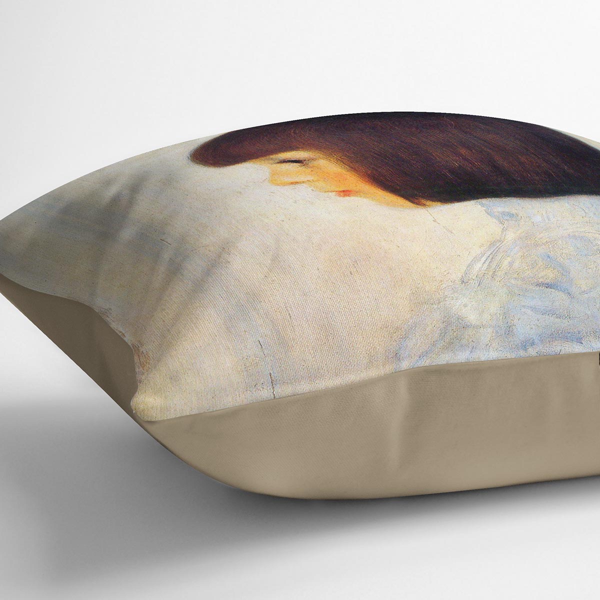 Helene Klimt portrait by Klimt Cushion