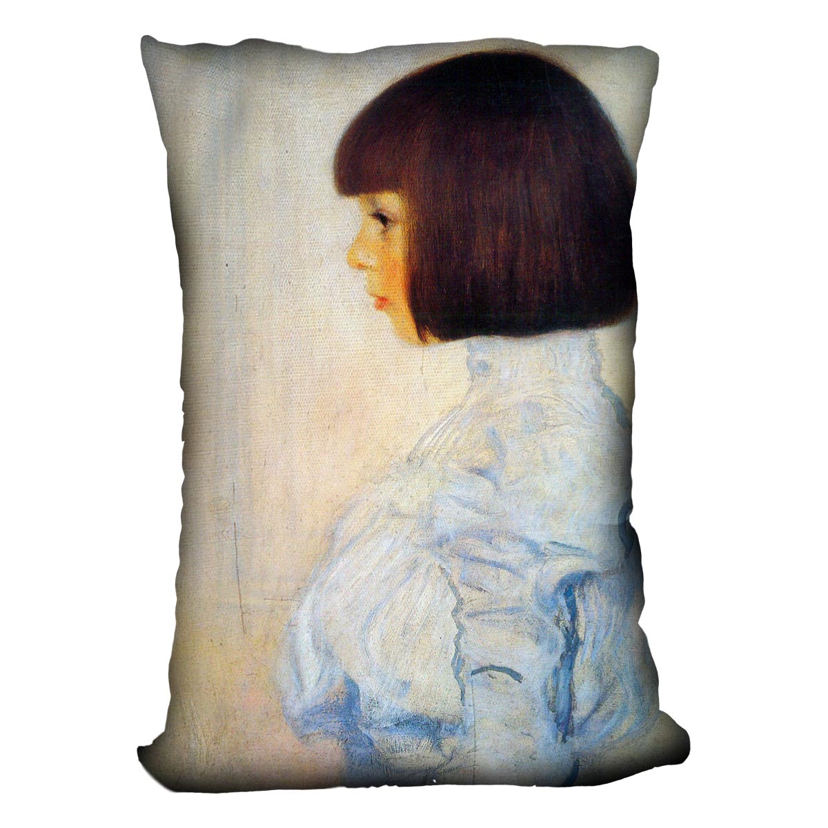 Helene Klimt portrait by Klimt Cushion