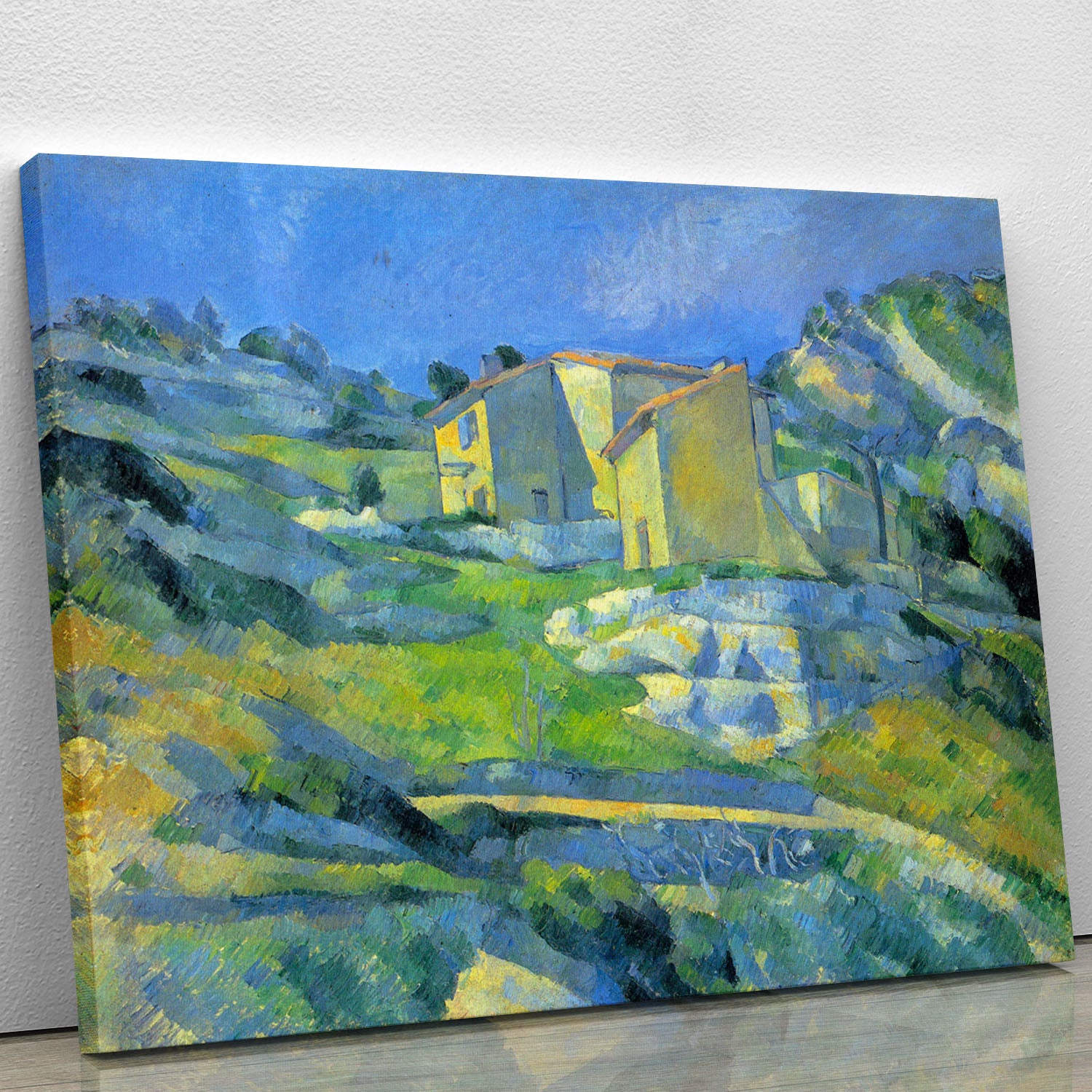 House in the Provence by Cezanne Canvas Print or Poster - Canvas Art Rocks - 1