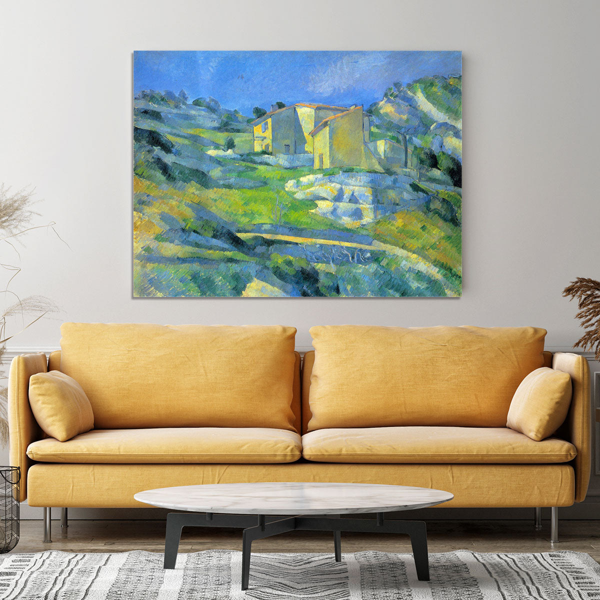 House in the Provence by Cezanne Canvas Print or Poster - Canvas Art Rocks - 4