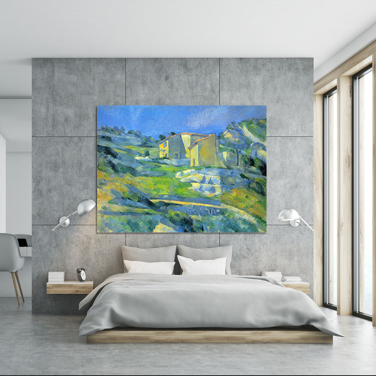 House in the Provence by Cezanne Canvas Print or Poster - Canvas Art Rocks - 5