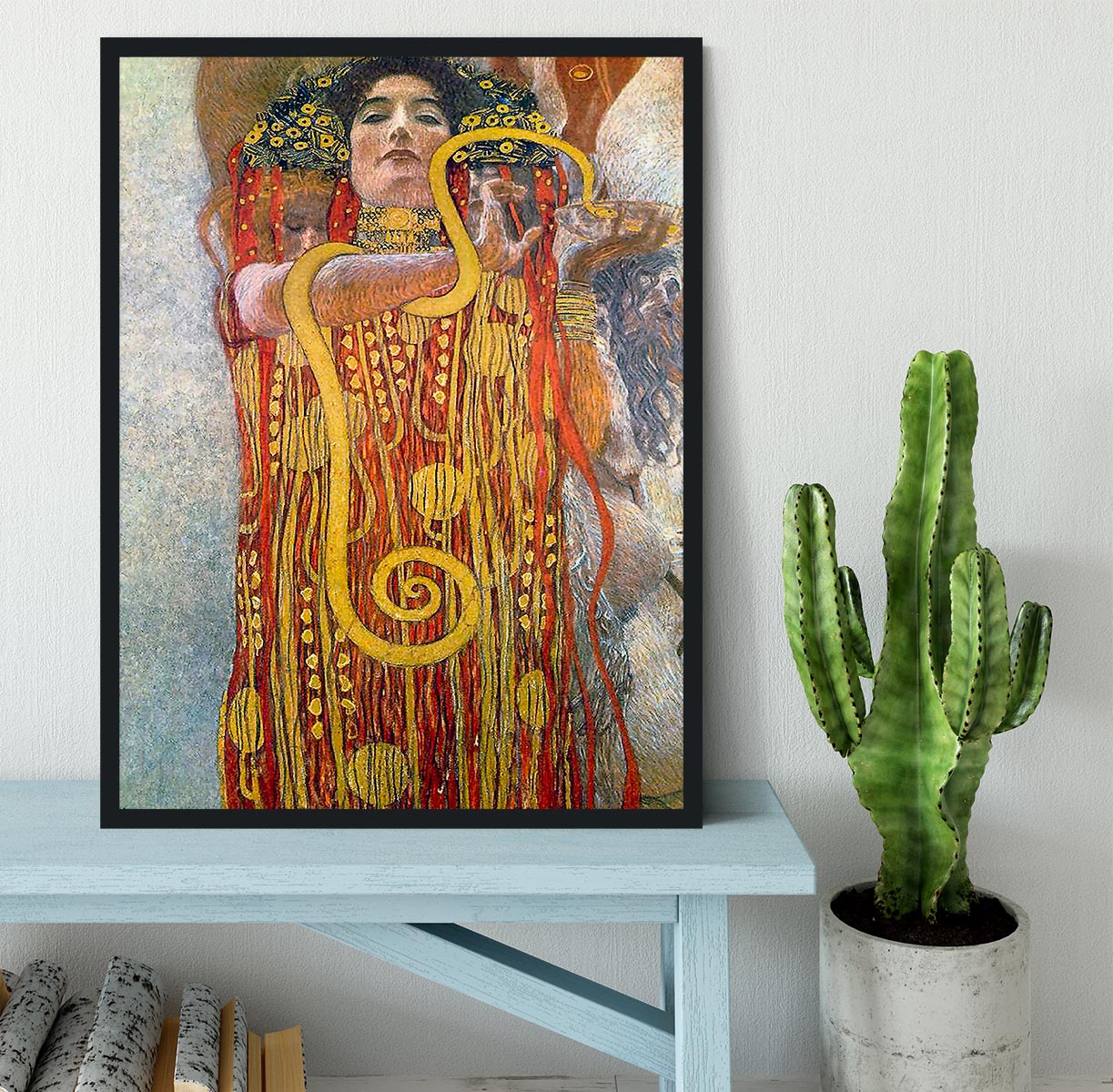 Hygeia by Klimt Framed Print - Canvas Art Rocks - 2