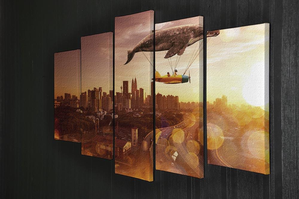 I belive i can fly 5 Split Panel Canvas - Canvas Art Rocks - 2