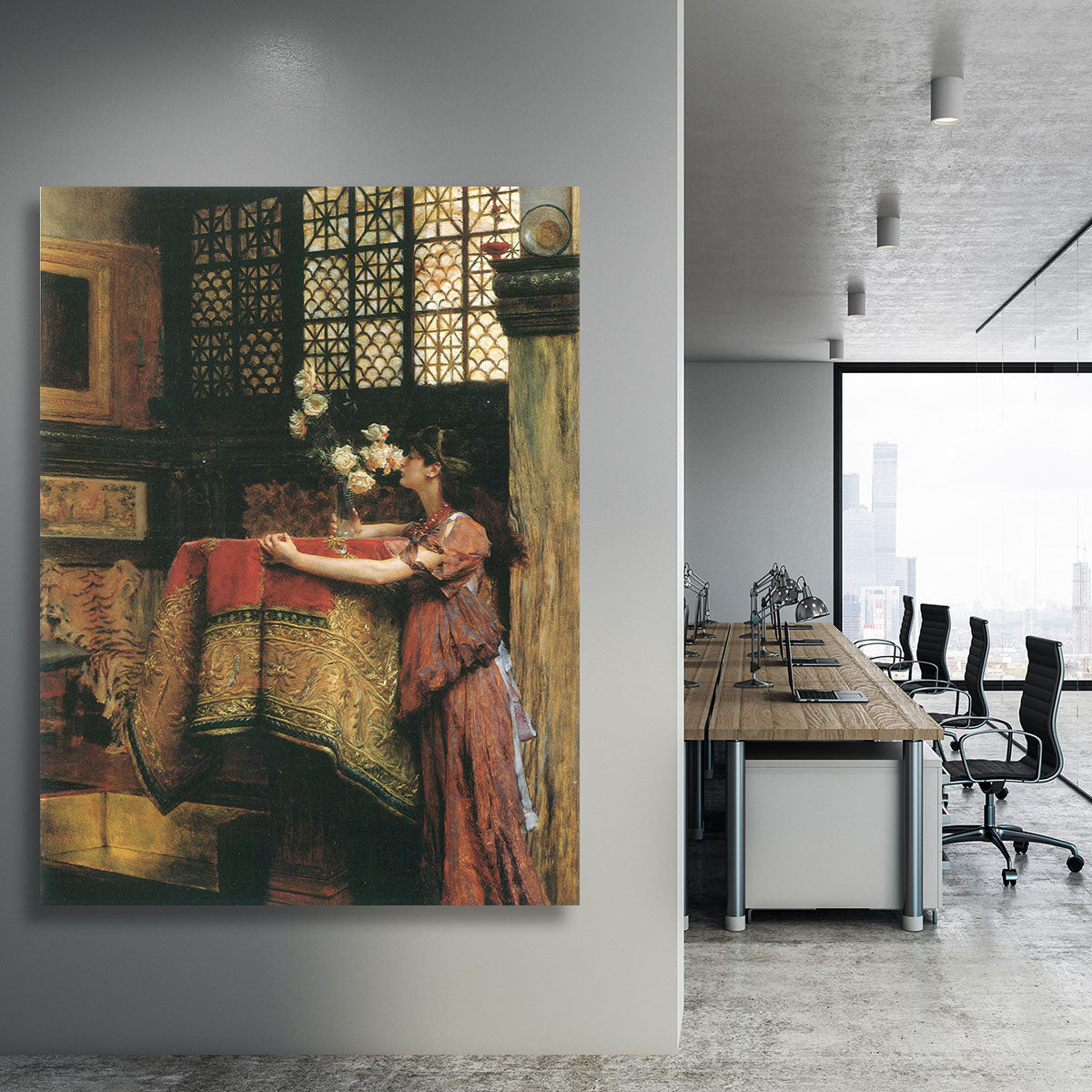 In my studio by Alma Tadema Canvas Print or Poster - Canvas Art Rocks - 3