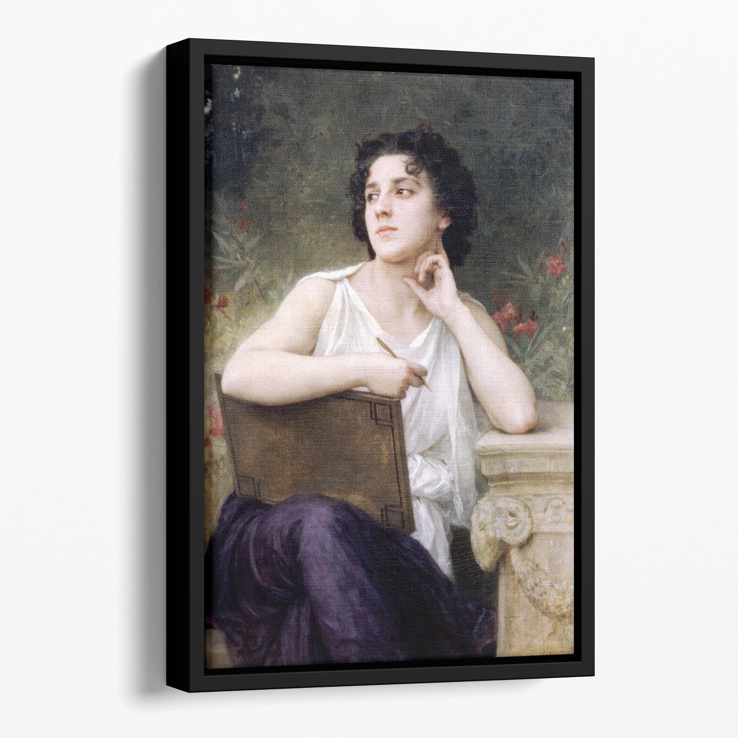 Inspiration By Bouguereau Floating Framed Canvas