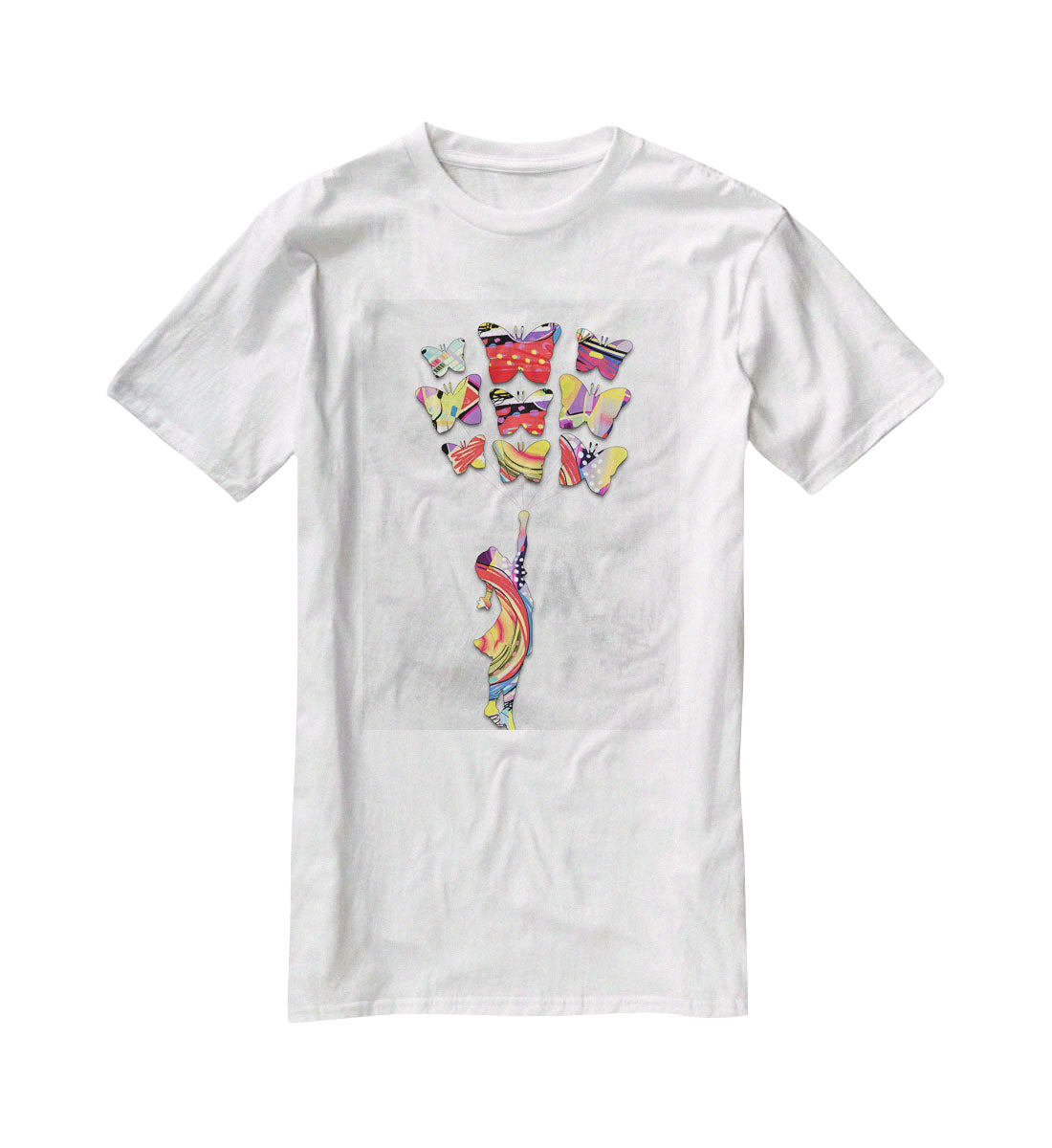 Inspired By Flying Butterflies T-Shirt - Canvas Art Rocks - 5