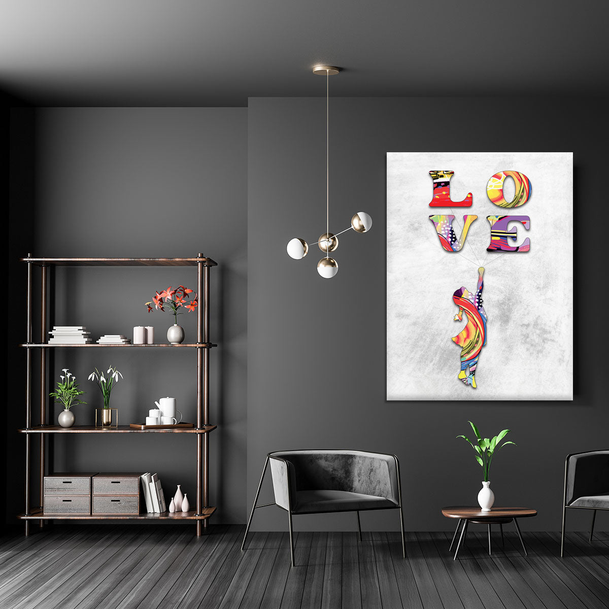 Inspired By Flying Love Canvas Print or Poster - Canvas Art Rocks - 5