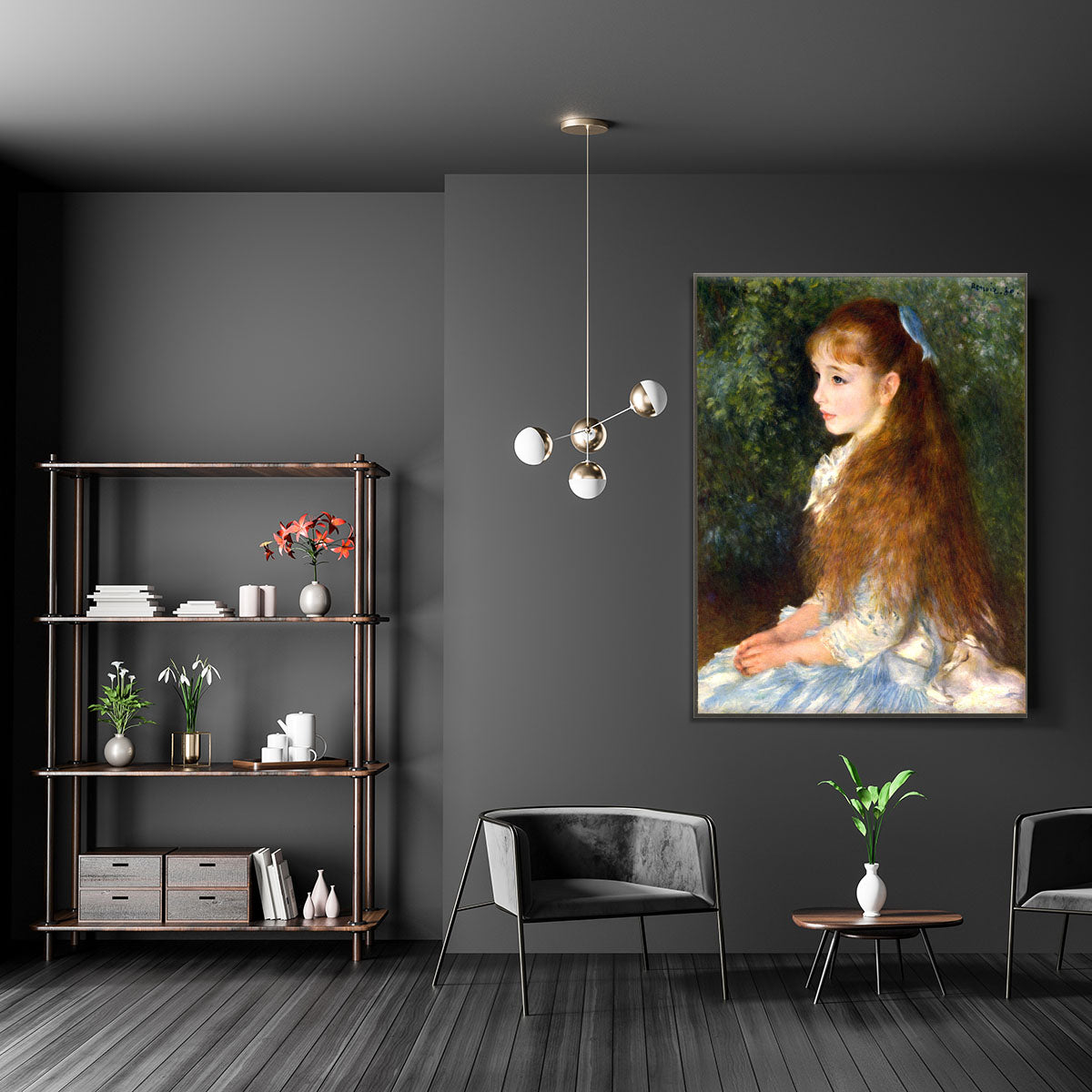 Irene Cahen d Anvers by Renoir Canvas Print or Poster - Canvas Art Rocks - 5