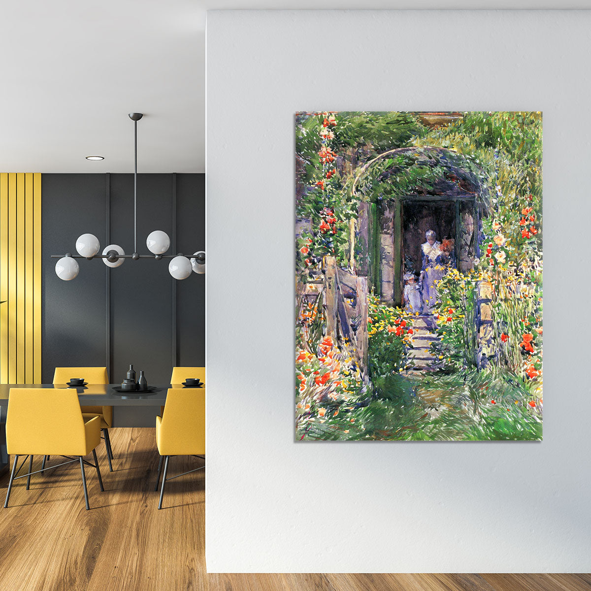 Isles of Shoals Garden by Hassam Canvas Print or Poster - Canvas Art Rocks - 4