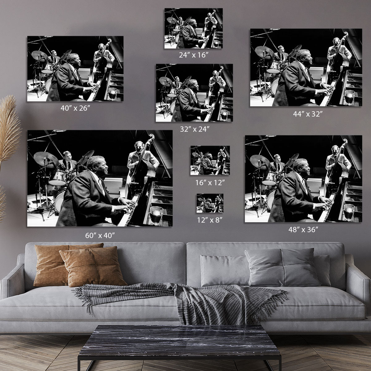Jazz pianist Oscar Peterson Canvas Print or Poster - Canvas Art Rocks - 7