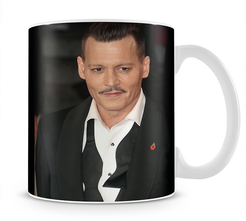 Johnny Depp at a premiere Mug - Canvas Art Rocks - 1