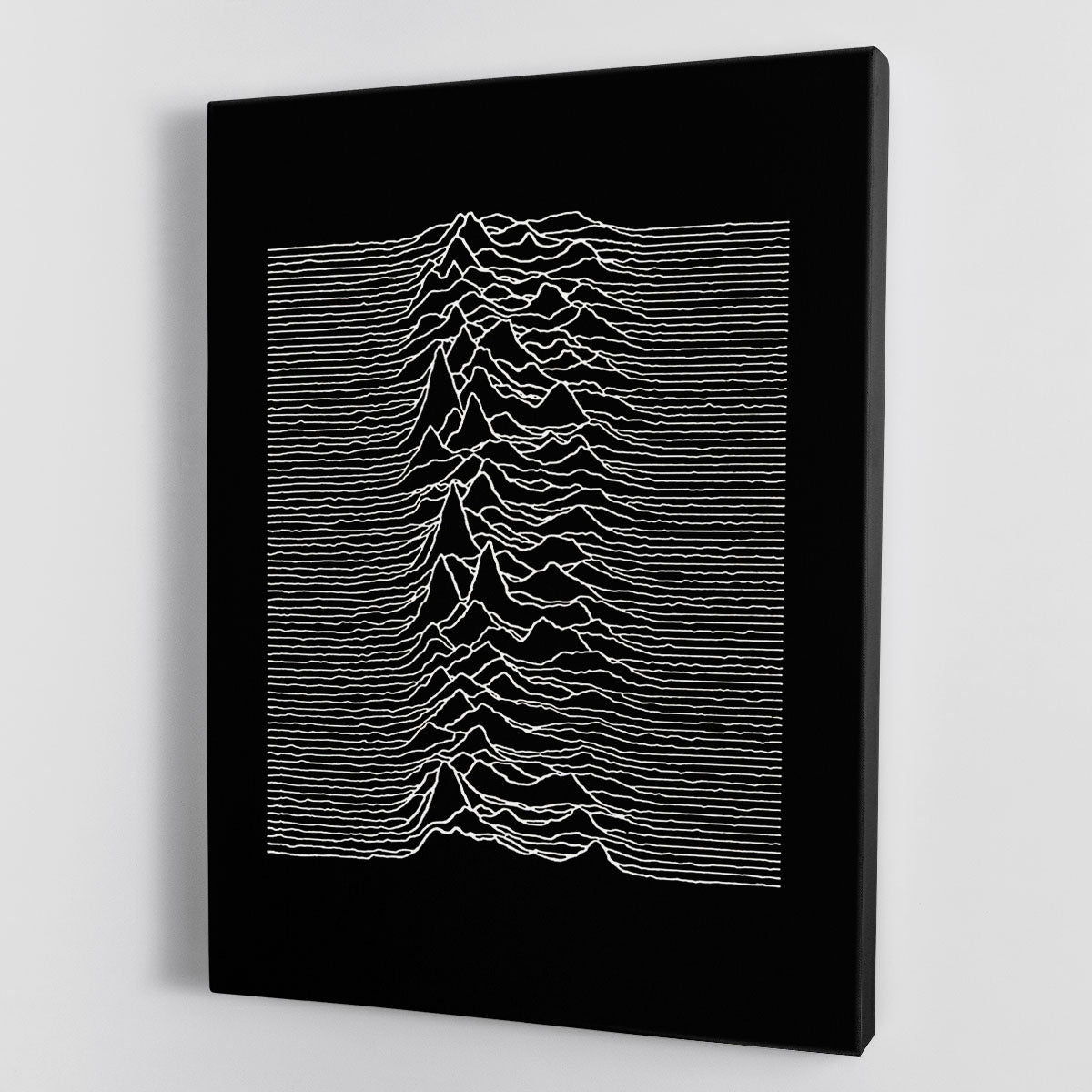 Joy Division Unknown Pleasures Canvas Print or Poster - Canvas Art Rocks - 1