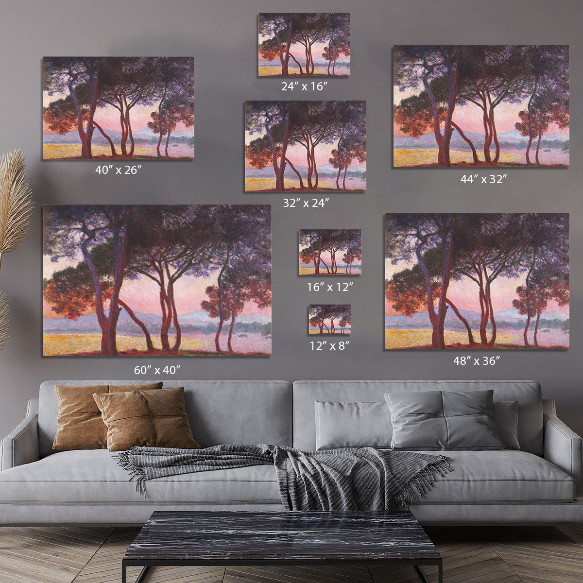 Juan les Pins by Monet Canvas Print or Poster - Canvas Art Rocks - 7