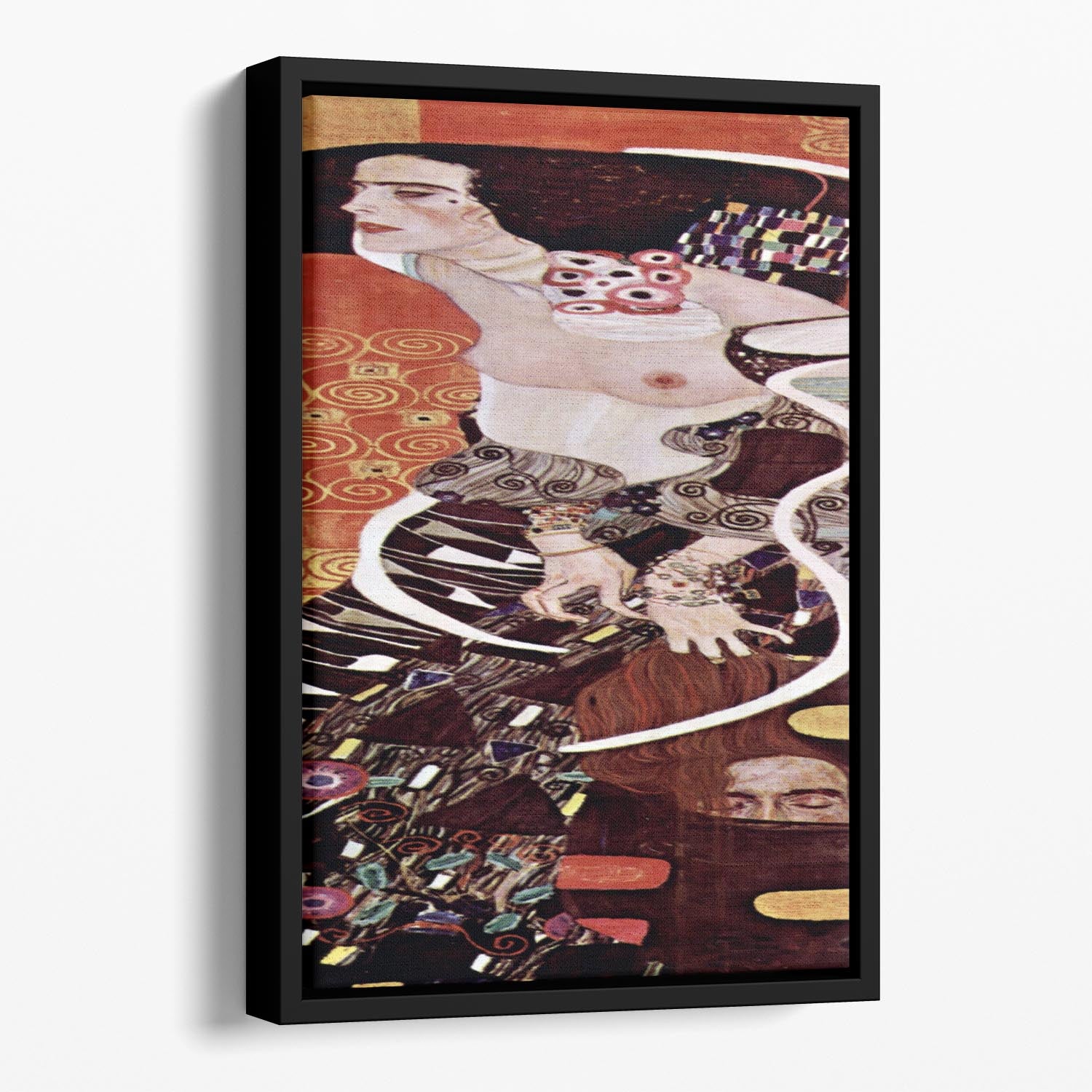 Judith II by Klimt Floating Framed Canvas