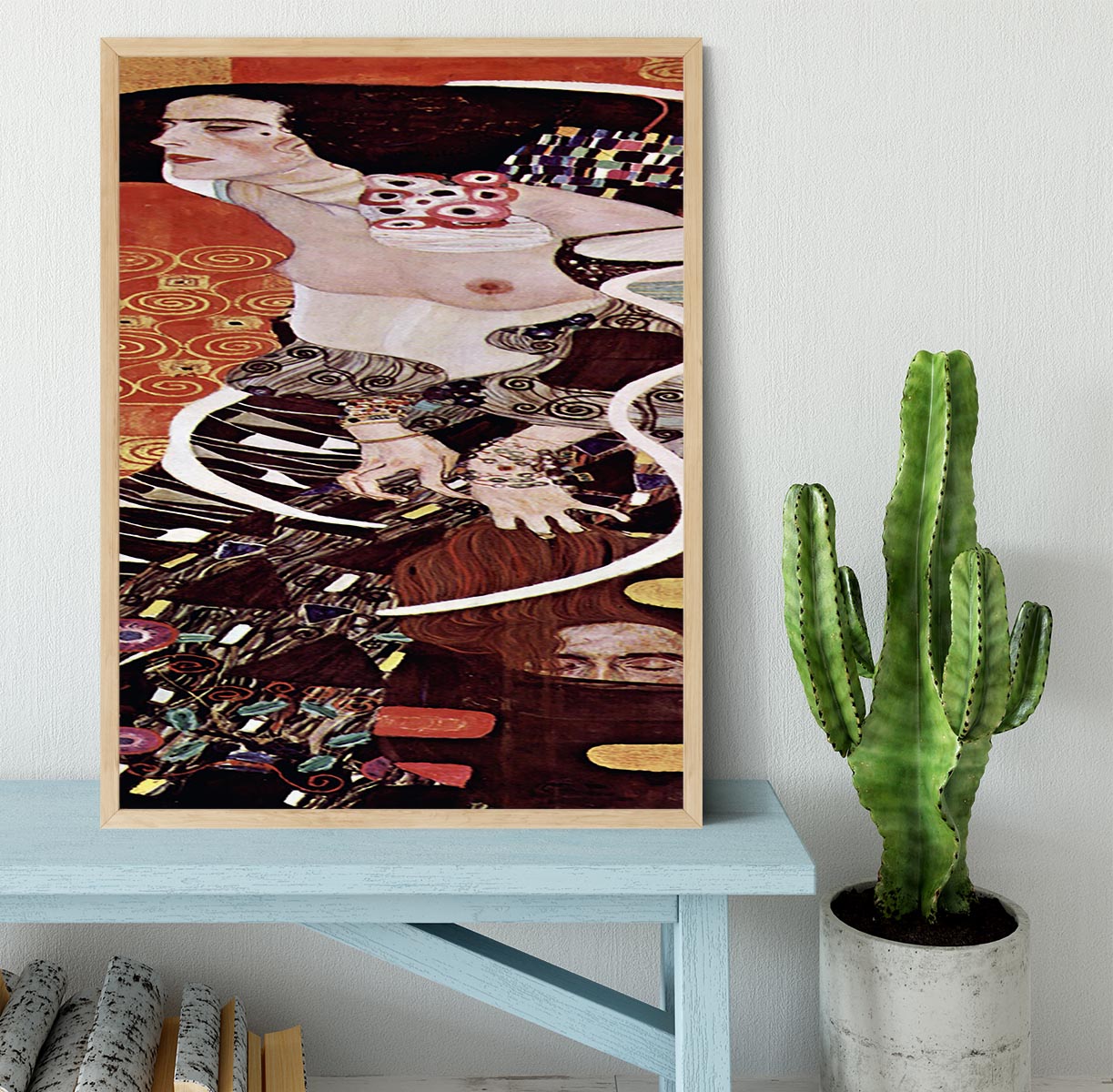 Judith II by Klimt Framed Print - Canvas Art Rocks - 4