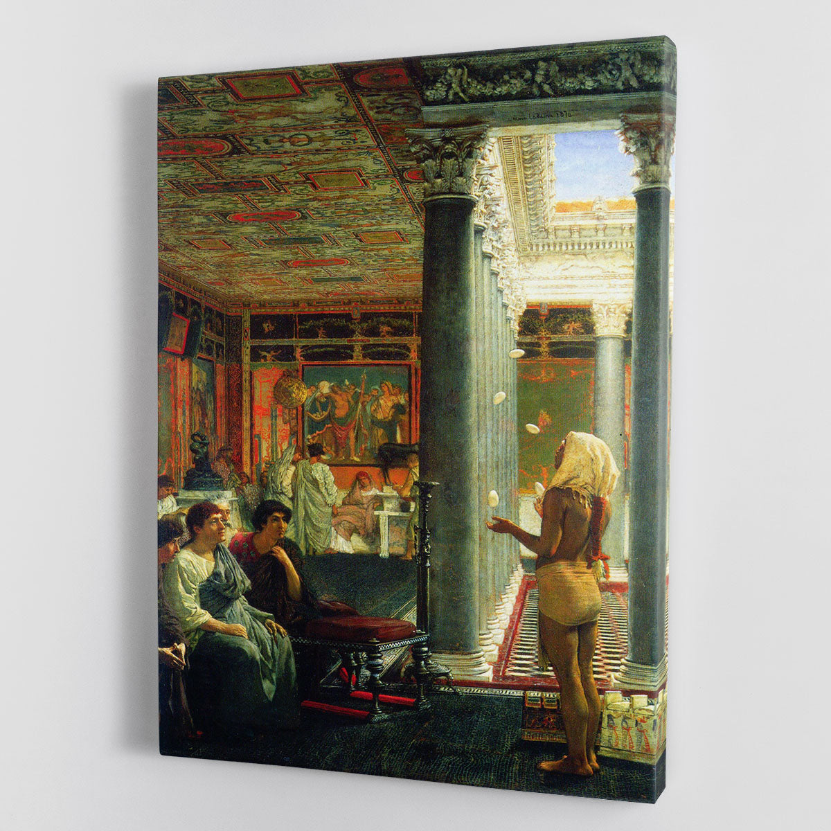 Juggler by Alma Tadema Canvas Print or Poster - Canvas Art Rocks - 1