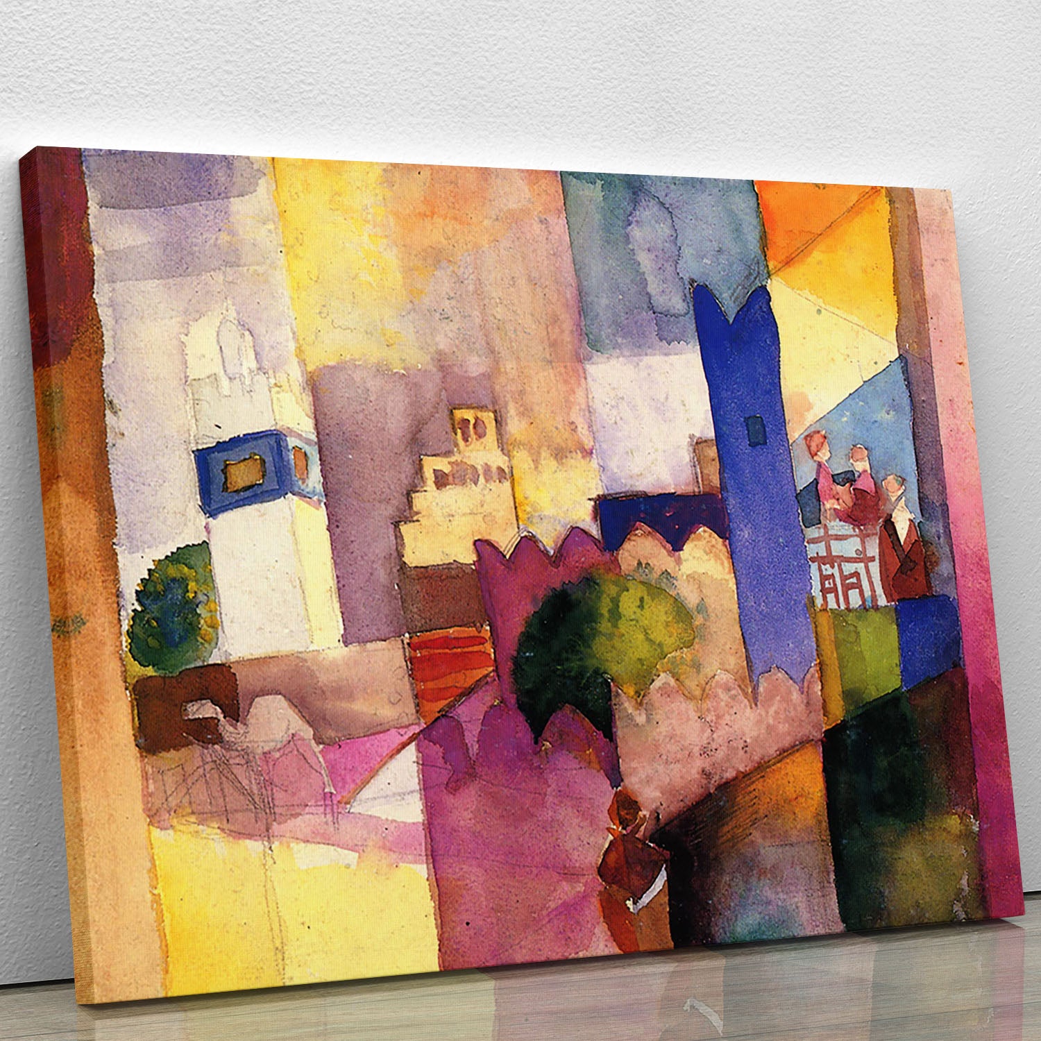 Kairouan by Macke Canvas Print or Poster - Canvas Art Rocks - 1