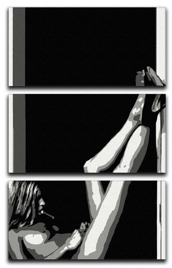 Kate Moss Split-Panel Canvas Print - Canvas Art Rocks