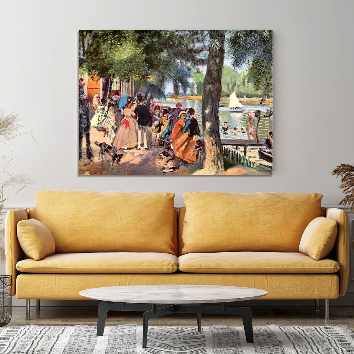 La Grenouillere by Renoir Canvas Print or Poster - Canvas Art Rocks - 4
