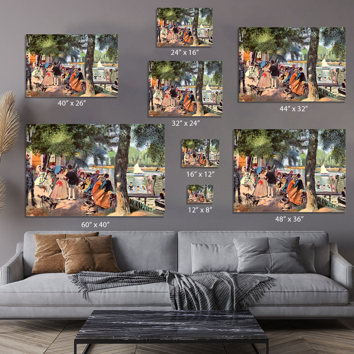 La Grenouillere by Renoir Canvas Print or Poster - Canvas Art Rocks - 7