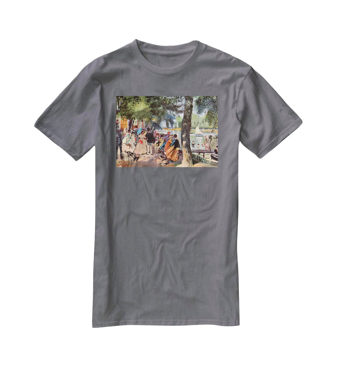 La Grenouillere by Renoir T-Shirt - Canvas Art Rocks - 3