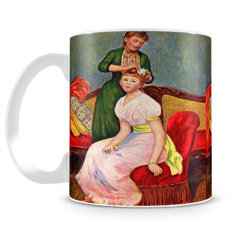 La coiffure by Renoir Mug - Canvas Art Rocks - 2